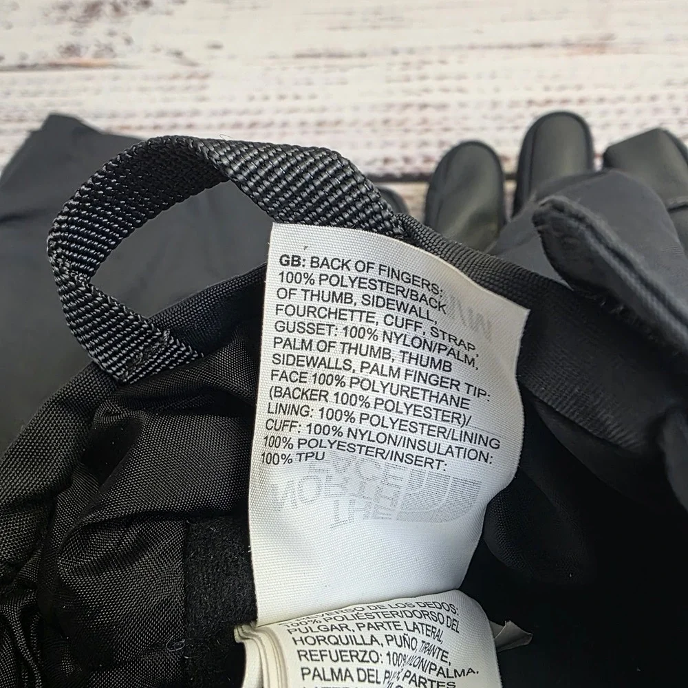 The North Face Gloves‎ Unisex Medium Black Camo DryVent Insulated Waterproof